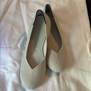 Rothy's white Slip-On Flats
